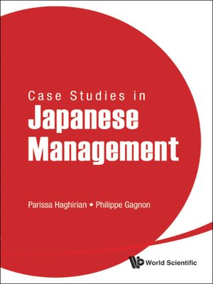 cover image of Case Studies In Japanese Management